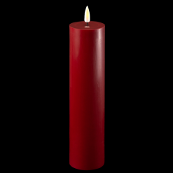 LED Pillar Candle-Bordeaux-5x20cm
